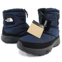 【26.0cm】新品 THE NORTH FACE ノースフェイス 防水 透湿 保温 Nuptse Bootie WP Logo Short ヌプシ ブーティ―  ロゴ ショート ネイビー NF52076
