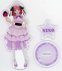 【中古】アクリルスタンド・アクリルパネル 中野二乃 アクリルスタンド 「五等分の花嫁∬×SMILE BASE CAFE」