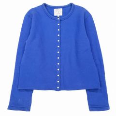 agnes.b アニエスベー スナップカーディガン 裏起毛 トップス ブルー サイズT1 0267M001 E17 レディース /SGW