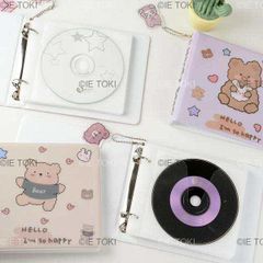 20 容量ハード CD ケースホルダーオーガナイザーポータブルキャリング DVD バインダーホームアルバムオーガナイザー