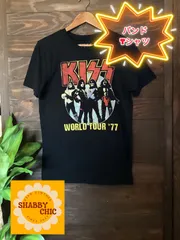 KISS 77年ワールドツアー　バンドTシャツ　古着　ヴィンテージ