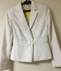 @セレモニースーツスマートファンシー３Pスーツ ホワイトジョーラアップワンピース