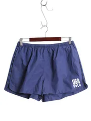 【お得なクーポン配布中!】 90s ポロスポーツ ラルフローレン ショートパンツ メンズ L オールド ポロ ショーツ 短パン コットン ポプリン ワンポイント USA プリント