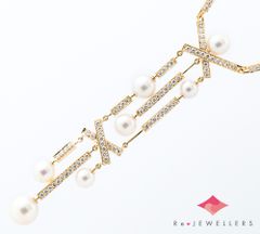 シャネル 5.0-8.0mm アコヤ真珠   ペンダント・ネックレス