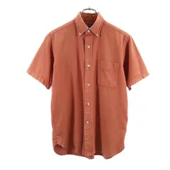 シュガーケーン SC33510 半袖 ボタンダウンシャツ M ブラウン SUGAR CANE メンズ 【中古】  【230709】