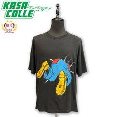 【DISNEY】ディズニー Goofy グーフィー Trick art print Vintage Tシャツ XL相当