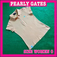 PEARLY GATES パーリーゲイツ 半袖 鹿の子 コットン ポロシャツ 0