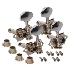 1セット4個 チューニングペグ Yibuy マシンヘッド2R2L ウクレレ 4弦ギター ベース対応