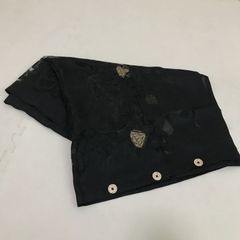 MARIAL シースルーウェアラブルストール　スリーブタイプ　ブラック　訳あり