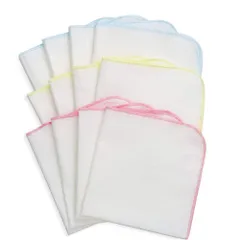 【数量限定】オーガニック 沐浴ガーゼ 白 ハンカチ 綿100% ガーゼ ベビー 無地 12枚セット25×25CM ガーゼハンカチ TSD