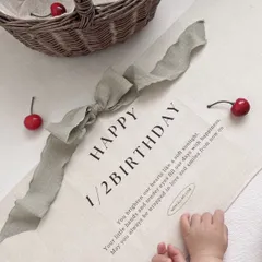 【即納】ハーフバースデータペストリー タペストリー ハーフバースデー 誕生日飾りバースデー 誕生日 / チュール生地 ネームボード 風船