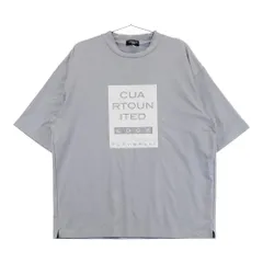 サイズ：L CUARTO UNITED クアルトユナイテッド  モックネック半袖Tシャツ  グレー系 [240101394094]# ゴルフウェア メンズ ストストのサムネイル