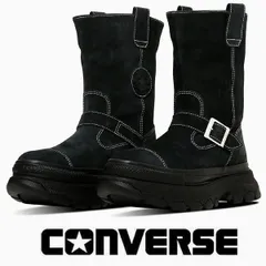 コンバース オールスター トレックウエーブ ウエスタンブーツ CONVERSE ALL STAR TREKWAVE WESTERNBOOTS スニーカー レディース ブラック 厚底 ボリュームソール 5cm ハイカット