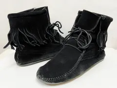 MINNETONKA ミネトンカ TRAMPER ANKLE HI BOOT アンクル ハイ トランバー フリンジブーツ 靴