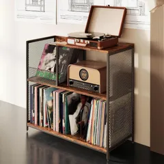 【昭和　レトロ　棚　レコード盤収納】 昭和 レトロ 棚 レコード盤収納】 セット販売】VINTAGE RECORD