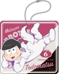【中古】キーホルダー・マスコット(キャラクター) トド松 「おそ松さん ビッグアクリルキーホルダーコレクション＜ねこ＞」