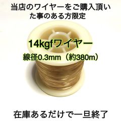 0.3mm 380m）14kgfワイヤー 大量まとめ売り-