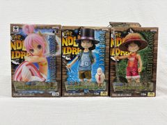 [미개봉품] ONE PIECE 원피스 DXF 피규어 3체 세트 THE GRANDLINE CHILDREN 프린세스·시라호시 vol.7 롭·루치 vol.3 원숭이·D·루피 vol.1