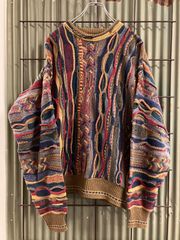 Old Crazy Knit Sweater クレイジーニット　セーター　3Dニット　ブルガリア🇧🇬