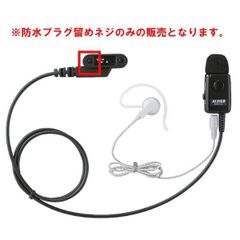 AA0089　アルインコ　防水プラグ留め ネジ　EME-40A/41A/45A　EMS-66/72に対応　無線機　ALINCO　トランシーバー