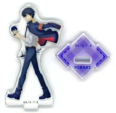 【中古】アクリルスタンド・アクリルパネル 雲雀恭弥(全身) ミニアクリルスタンド 「ひこくじmini 家庭教師ヒットマンREBORN!-insieme a un peluche-」 シルバー賞