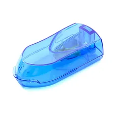 ピルカッター 　ポータブルピルカッター  家庭用メディスンカッティングボックス 　丈夫な切り分け道具 　錠剤クラッシャー 調整可能、刃先付き　分割  （ブルー）