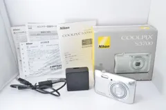 2024年最新】(中古品)Nikon デジタルカメラ COOLPIX S3700 シルバー