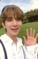 【中古】コレクションカード(男性) SEVENTEEN/JOSHUA(ジョシュア)/衣装白・帽子・左手パー・裏面緑/CD「3RD Album ： An Ode(Hope ver.)封入特典フォトカード