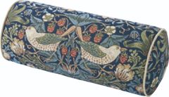 ボルスター型クッション : ウィリアム・モリス William Morrisイチゴドロボウ Strawberry Thief (LL1710) 40×18cm