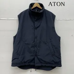 ATON エイトン ベスト TECHNO COTTON RECYCLED WOOL PADDED VEST ナイロン 中綿 ベスト 7094254