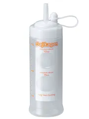 【在庫セール】1本入 ME400S さじかげんM 調味料入れ 日本製 15cc 10cc ワンプッシュ 目盛り付き ホワイト 400ml ドレッシングボトル 調味料ボトル 台和