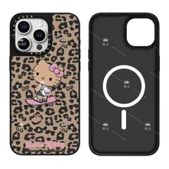 MagSafe対応 レオパード柄のハローキティデザイン iPhoneケース