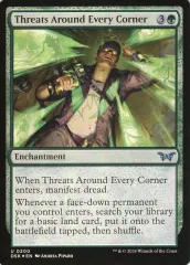 【中古】マジックザギャザリング 0200[U]：【DSK】【FOIL】Threats Around Every Corner/至る所に脅威