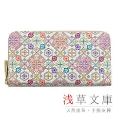 文庫屋大関 雪の結晶デザイン 長財布( 新品未使用) - メルカリ