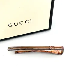 【鑑定済み】正規品 グッチ GUCCI  ネクタイピン タイバー Ag925 シルバー メンズ ビジネスのサムネイル