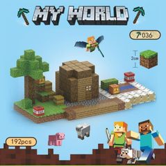 Minecraft風木製デスク たのメル便250サイズ／送料込み／直接引き取り可 Minecraft風木製デスク たのメル便250サイズ／送料込み／直接引き取り