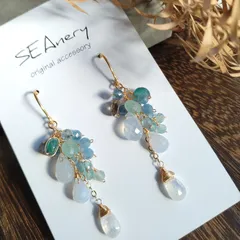 専用【ネモフィラ】ピアス 14kgf