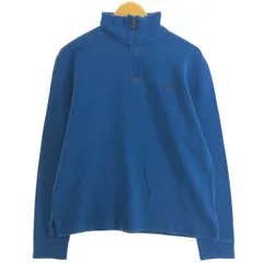 古着 ラルフローレン Ralph Lauren POLO by Ralph Lauren ハーフジップスウェットシャツ トレーナー メンズM相当/eaa489912