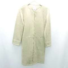 ◇ ROPE PICNIC ロペピクニック シンプル ロング 春夏 長袖 コート サイズ38 カーキー レディース E  【1304120023147】