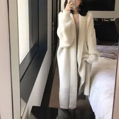 カーディガン レディース ふわふわ ニット トップス ロングカーディガン シャギーカーディガン ゆったり コート ニットカーディガン 保温 おしゃれ 可愛い 着痩せ お出掛け カジュアル 通勤 通学 meitong09 QTE9244