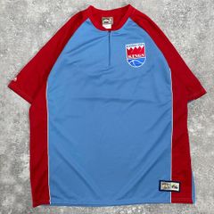 NBA カンザスシティ・キングス 旧ロゴ ハーフジップ ゲームシャツ Majestic 古着 バスケ