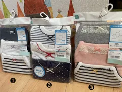 ベビーロンパース♥️半袖 キャミソール 3枚組1セット 新品 女の子