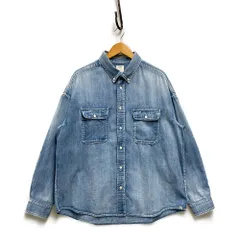 再値下げvisvim ラモシャツインディゴ（ワンウォッシュ） 江戸古布