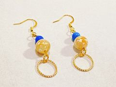 【年末SALE】天然石 ピアス　#E20