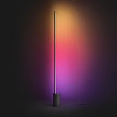 Philips Hue スマートライト フロアライト ブラック - フィリップスヒュー ゲーミングライト LEDライト アレクサ対応 照明 マルチカラー 1600万色 電球色 昼白色 調光 調色 スマートホーム 間接照明 音声操作 アプリ操作 0のサムネイル