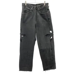 77circa ナナナナサーカ circa make petal embroidery denim pants フラワーカットリメイクデニムパンツ  ブラックのサムネイル