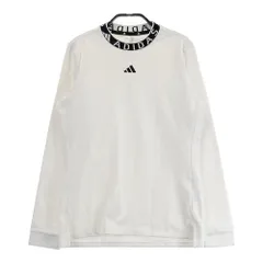 サイズ：M ADIDAS GOLF アディダスゴルフ 2023年モデル 裏起毛 長袖Tシャツ ロゴプリント  ホワイト系 [240101427122] ゴルフウェア レディース ストスト