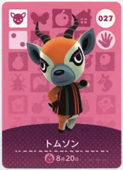 任天堂 Amiiboカード【1弾】 シカ住人 トムソン 027
