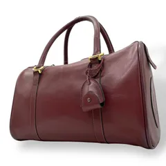 Cartierボストンバッグ 大きいサイズレザー ロゴ カルティエ(Cartier) 中古 ボストンバッグ | 通販・人気