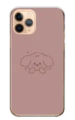 arrows NX9 F-52A ケース カバー アローズNX9 スマホケース ハードケース トイプードル 犬 いぬ トイプー かわいい 可愛い ベージュ カラー06